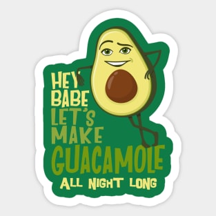 Let's make Guacamole Sticker